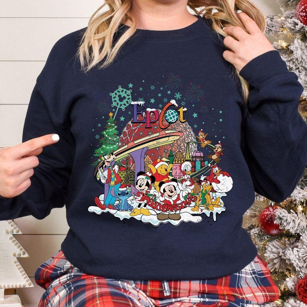 Vintage Disney Epcot Christmas Vuitino Apparel Vintage Disney Epcot Christmas Vuitino Apparel